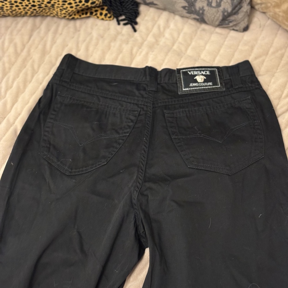 🖤 NWOT VERSACE COUTURE BLACK JEANS! - Picture 3 of 10